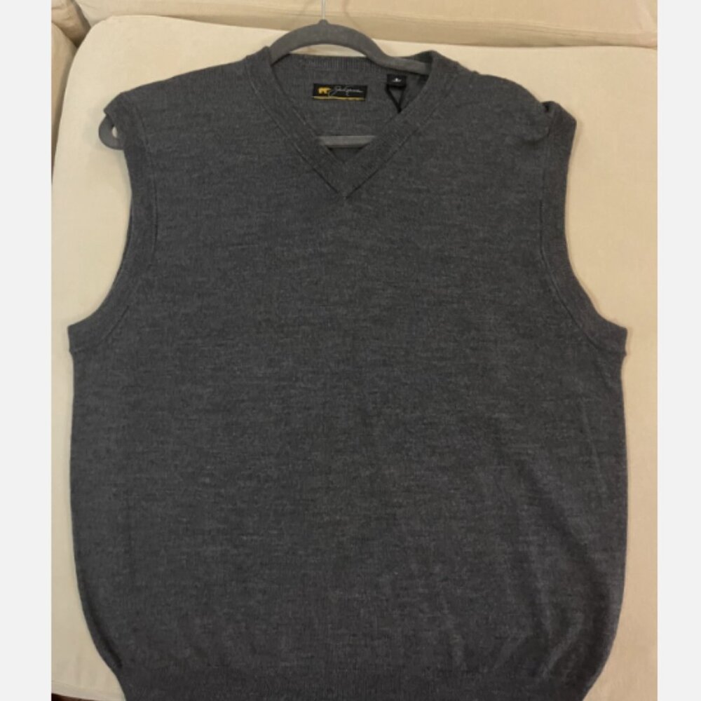Jack Nicklaus Golf Vest Grey Size M Lightweight Outdoor Wear